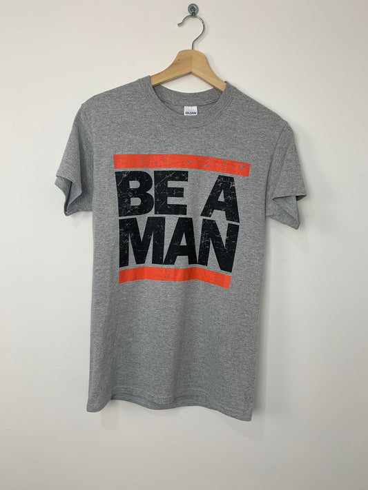 Russell Peters Be A Man T-Shirt Grey