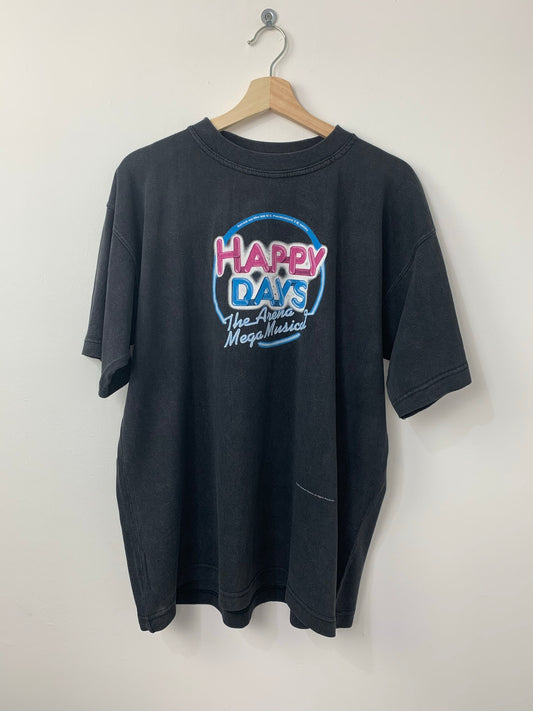 Vintage Happy Days The Arena Mega Musical 1999 T-Shirt